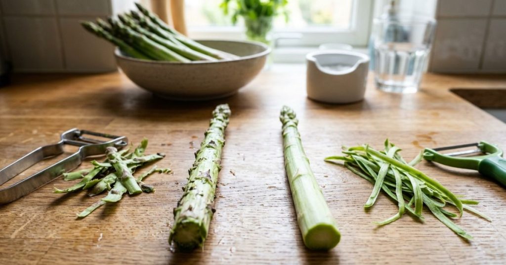 Asperges amères L'erreur classique au moment de les éplucher