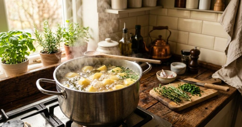 L'astuce du bouillon pour des pommes de terre ultra savoureuses