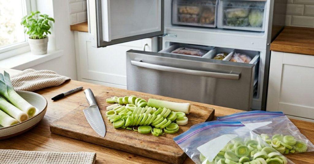 L'astuce pour congeler vos poireaux sans qu'ils deviennent mous