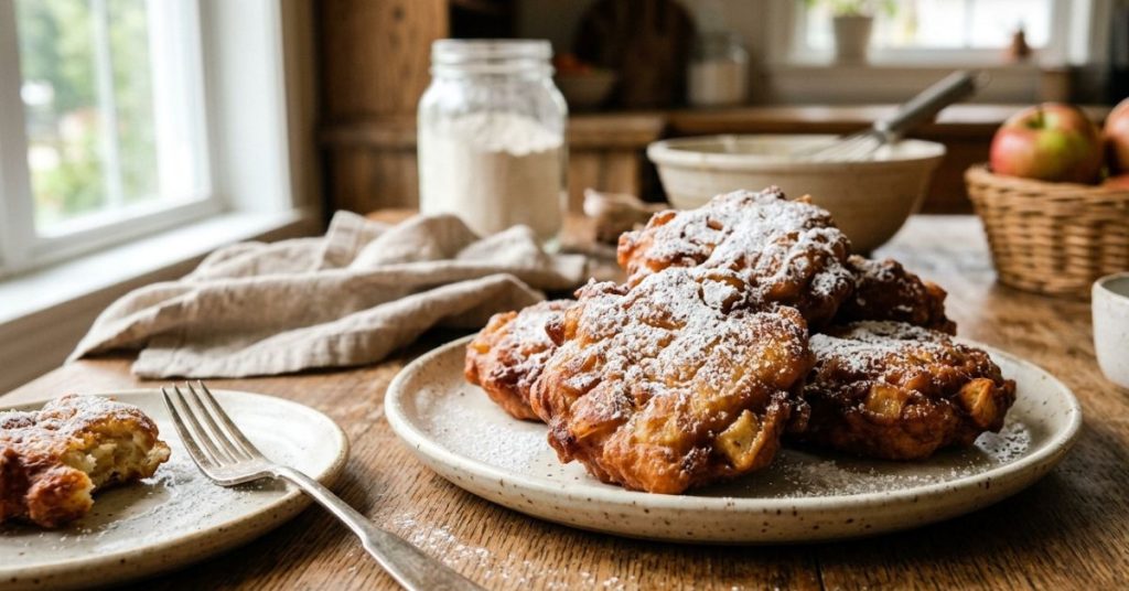 Mardi Gras les beignets aux pommes de ma belle mère pâtissière