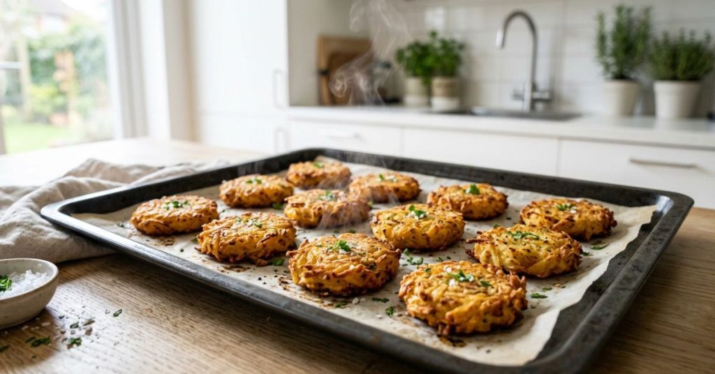 Mes galettes de pommes de terre au four prêtes en 10 min