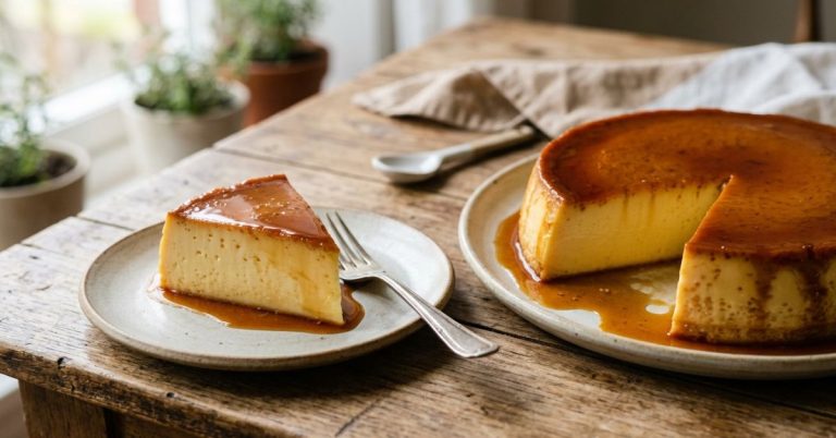 Mon flan pâtissier sans pâte la recette légère et rapide
