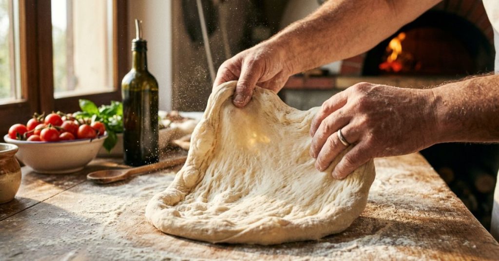 Pâte à pizza lastuce des Italiens pour un bord ultra moelleux