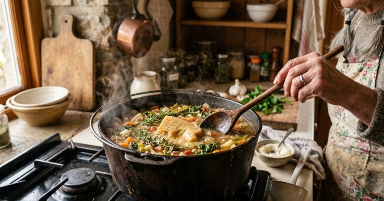 Pourquoi nos grands mères mettaient toujours une croûte de parmesan dans la soupe