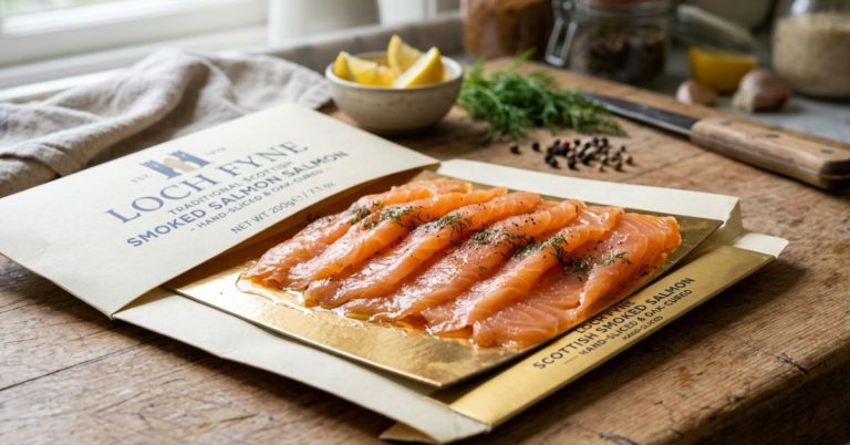 Saumon fumé pourquoi le carton en dessous est toujours doré