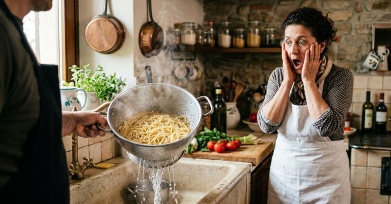 Une cheffe italienne ma vue égoutter mes pâtes sa réaction ma révélé ma gaffe