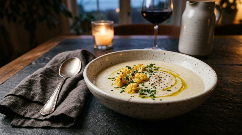 Velouté Dubarry au chou-fleur : le goût dantan pour le diner