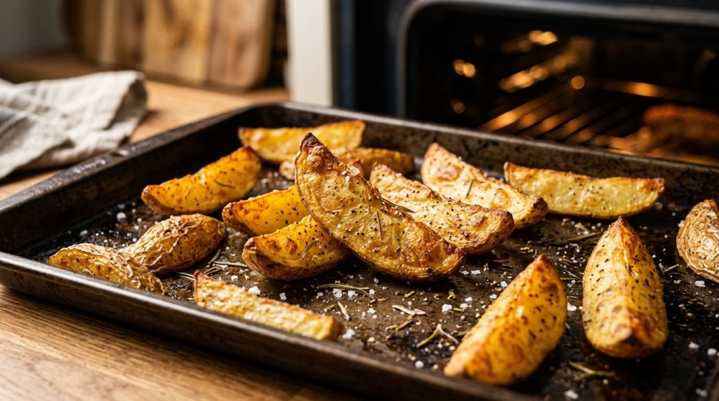 Pommes de terre au four : mon astuce pour les rendre croustillantes
