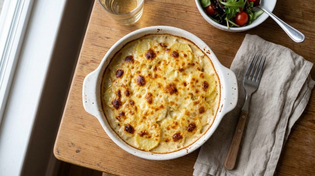 Gratin de pommes de terre express prêt en 15 minutes chrono