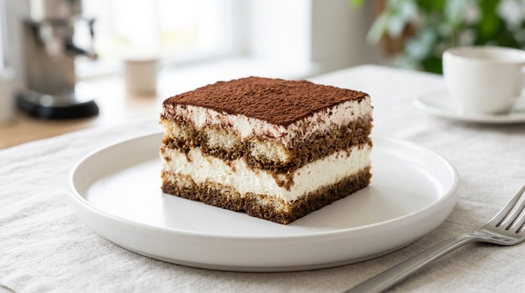 Tiramisu léger : jai remplacé le mascarpone par de la ricotta