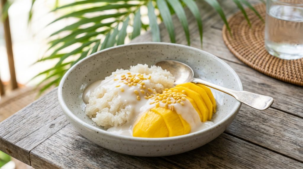 Dessert mangue-coco : la recette ramenée de Bangkok il y a 10 ans