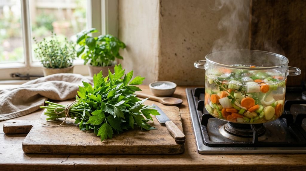 Cette plante aromatique remplace les cubes de bouillon en cuisine