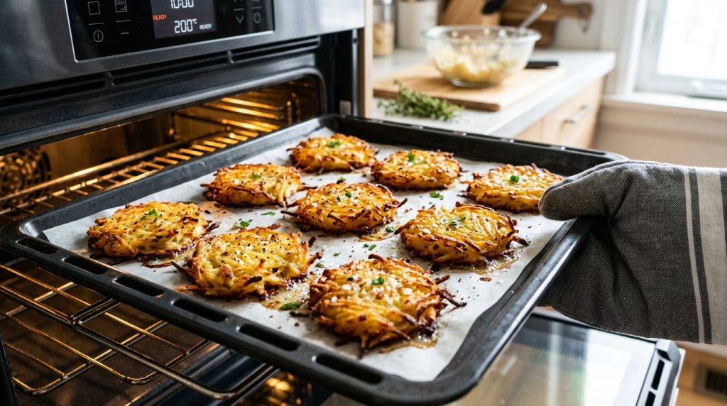 Mes galettes de pommes de terre au four sans une goutte dhuile