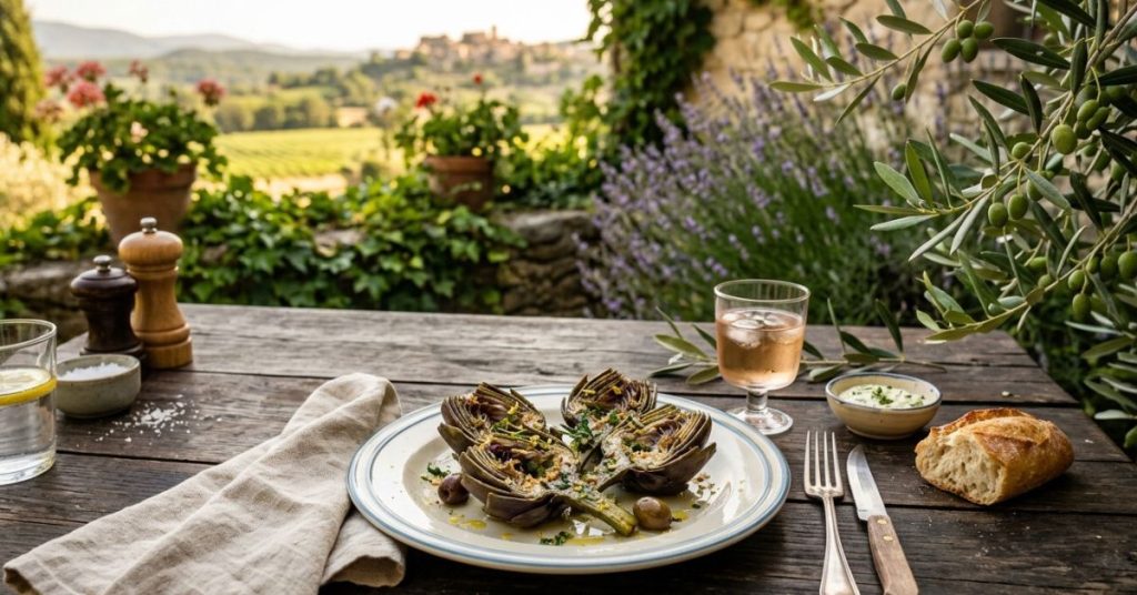 Artichaut poivrade le cœur de la Provence dans votre assiette